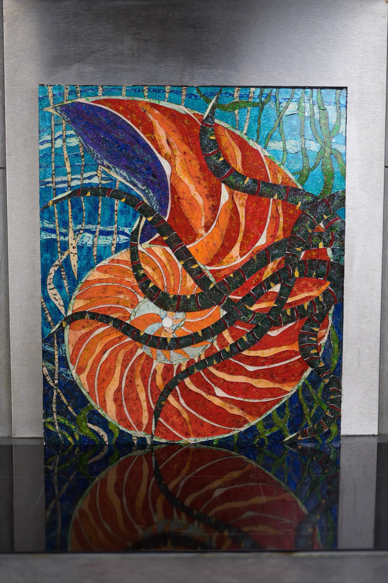 Faune — Marqueterie de verre Norbert Alali Artiste