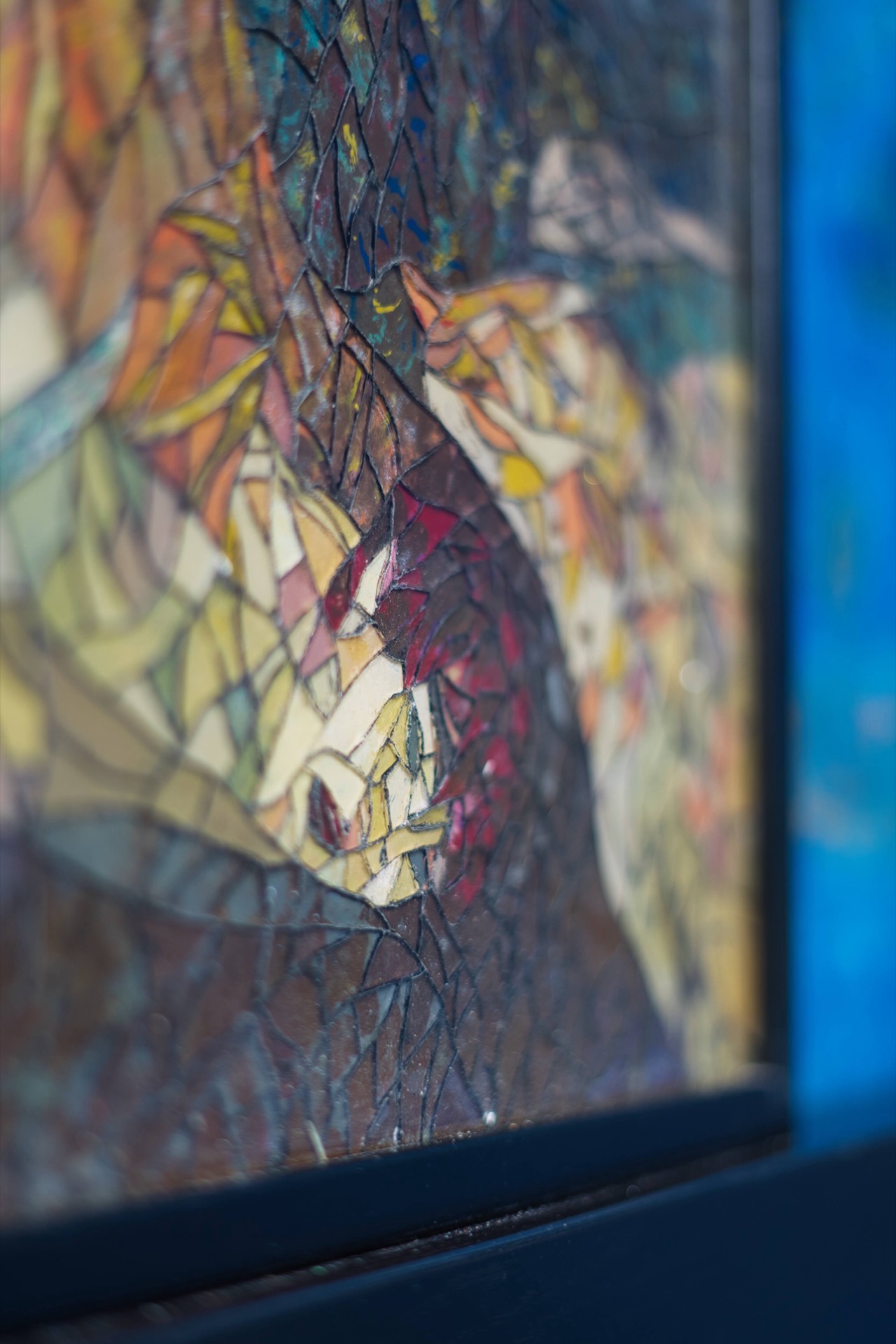 Le Sacrifice d’Isaac — Marqueterie de verre Norbert Alali Artiste