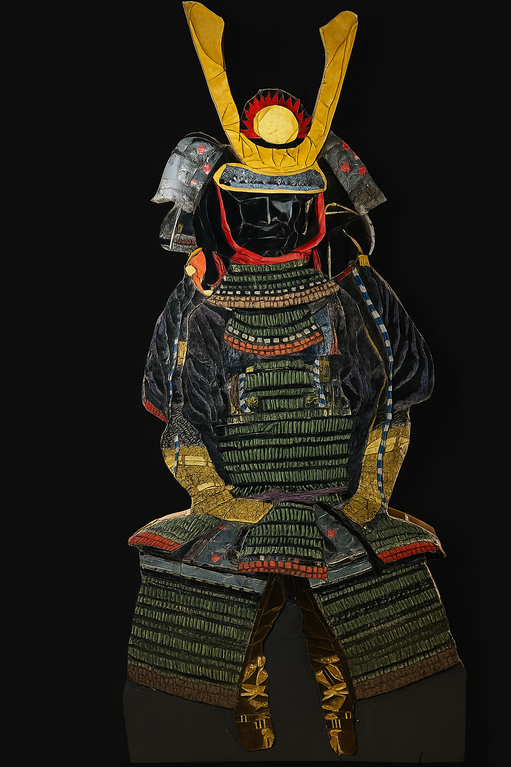 Samuraï — Marqueterie de verre Norbert Alali Artiste