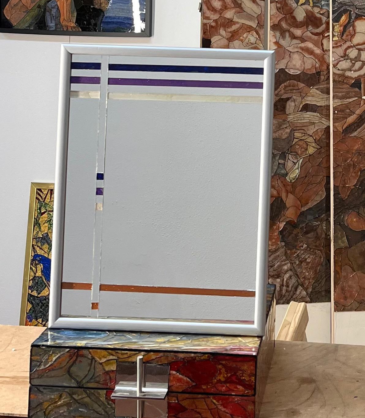 Specchio Blue et Oro : quand la marqueterie de verre devient reflet d’exception